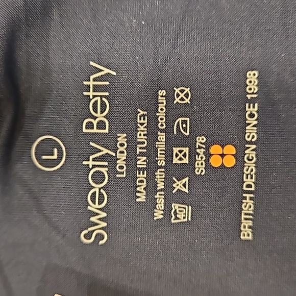 💕SWEATY BETTY💕 Ace Racerback Midi Dress ~ Navy Blue Large L NWT - Picture 13 of 16